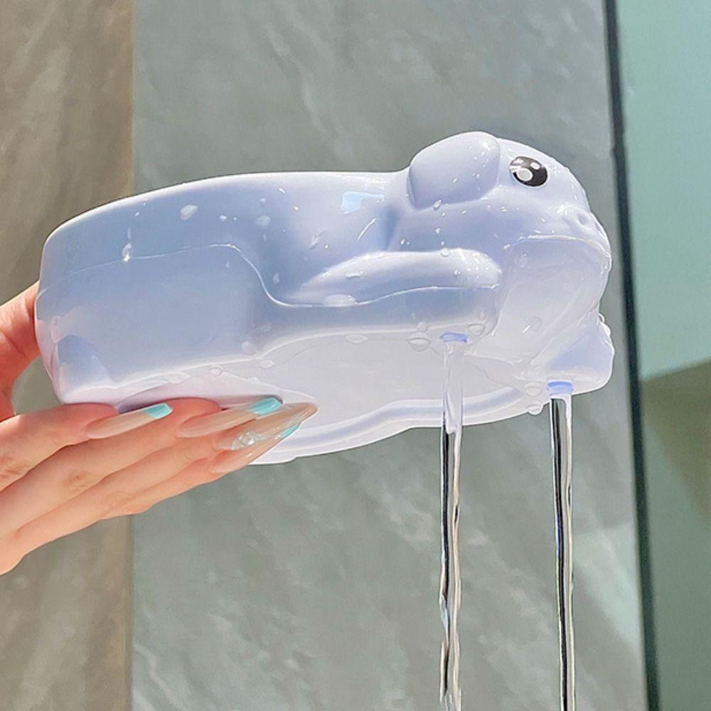 Drainable Cartoon Pig Soap Dish Cartoon Soap Container Cute Soap Holder  Gift Idea