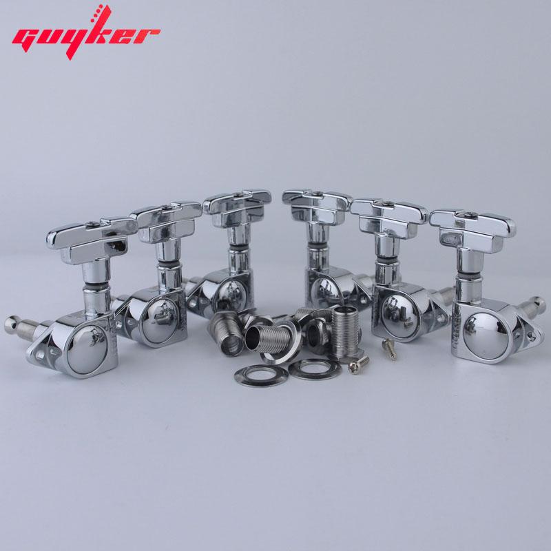Guyker 3R3L Gitar Akort Mandalları Akort Cihazı Makine Başları Art Deco Rotomatik İmparatorluk Tarzı Baş