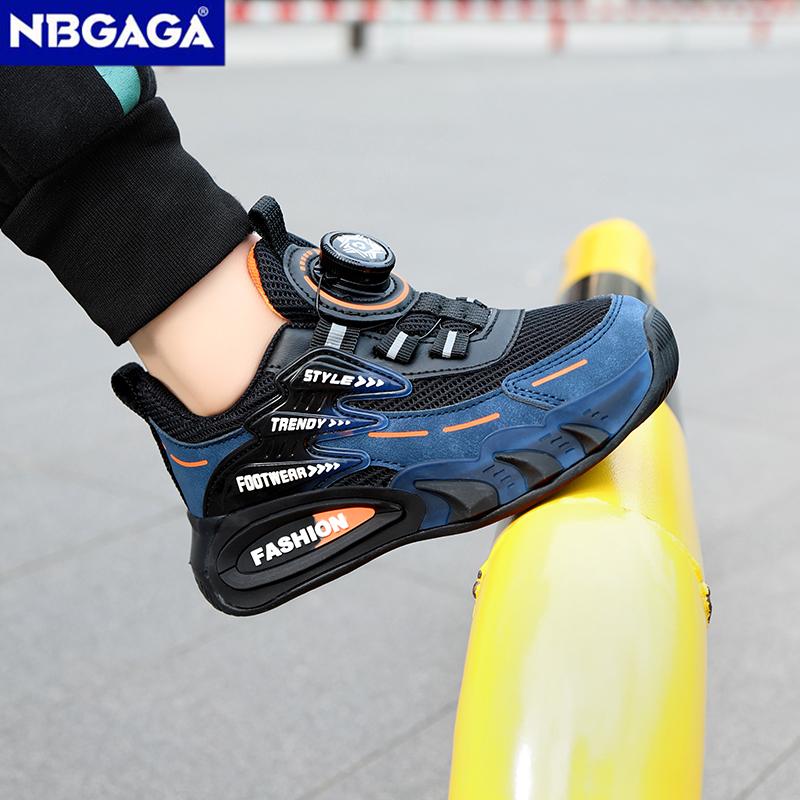 Breathable Lightweight Boys Running Shoes Summer Outdoor Mesh Sneakers for Children Casual Tennis Sports Footwear 5-16 Years