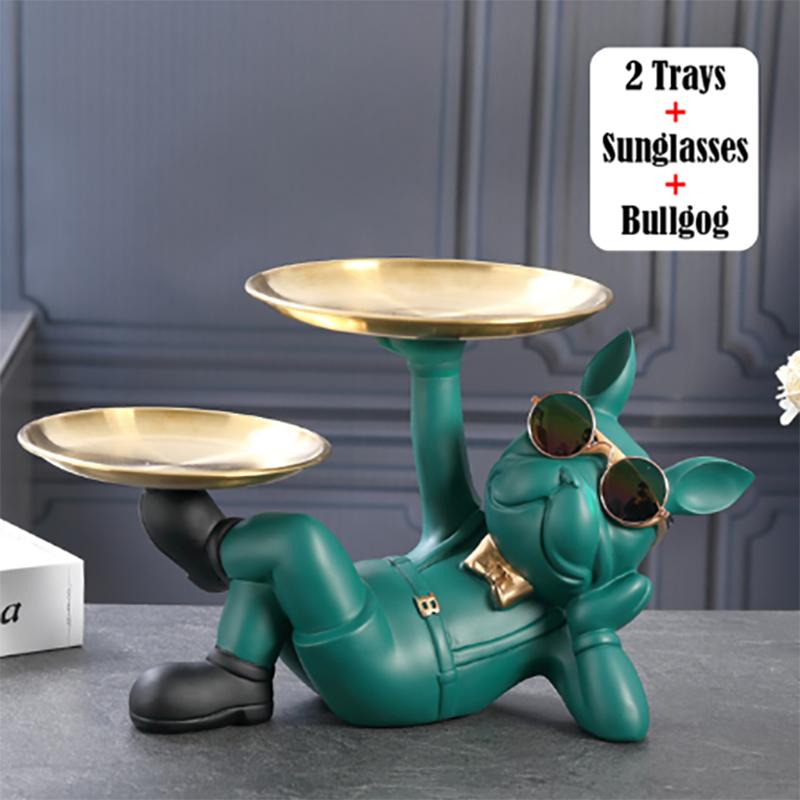 Buldočí figurky zvířat Cool Dog Socha Socha Obývací pracovna Výzdoba ložnice Dekorace interiéru Doplňky interiéru
