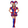 Das Erstaunliche Digitale Zirkus Pomni Cosplay Kostüm Aus Polyesterstoff Für Anime Convention Events