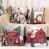 Christmas Cushion Cover Merry Christmas Decorations for Home 2025 Navidad Natal Xmas Ornament Sofa Pillowcase New Year Gift 2026