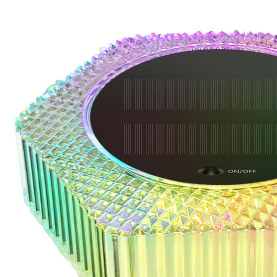 Solar Pool Ionizer with RGB LED Light Mineral-Based Chlorine Reducer Swimming Pool Lights for Reduces Chemical And Maintenance Costs