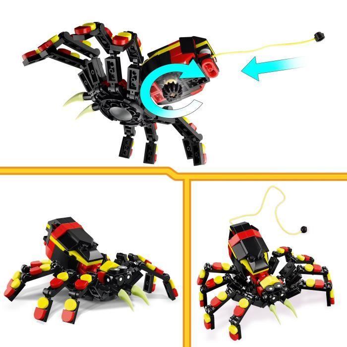 Lego creator 31159 3-en-1 animaux sauvages : l’araignée surprenante - jouet dès 7 ans