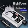 Multifunctional Car Power Inverter: 12V/24V To 220V Fast Charging Converter for Mobile Devices