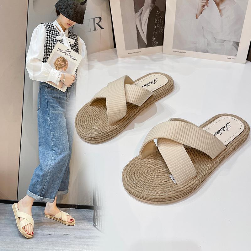 Women Casual Sandals Summer Beach Flats Outdoor Shoes