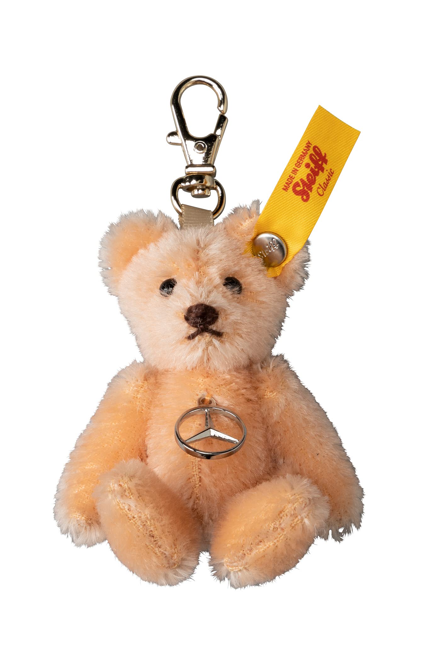 

[Коллекция Mercedes-Benz] Оригинальный брелок для ключей «Мишка Тедди Steiff x Mercedes-Benz», абрикосовый