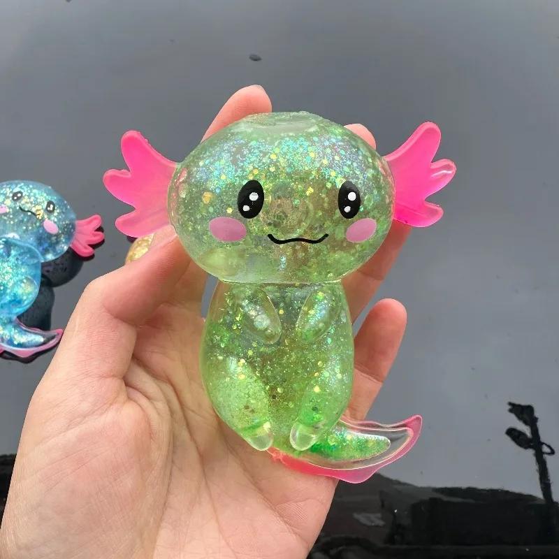 Barevná Salamandra Maltózové Fidget Hračky Mačkací Maltózový Cukr Pružný Axolotl Zábavné Stlačení Narozeninové Potřeby Proti Úzkosti Dárek