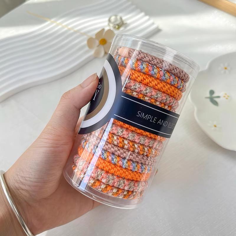 

15 шт./коробка Высокоэластичные резинки для волос для женщин Черная резинка для волос Держатель для хвостика для девочек Веревка для волос Повязки для волос knekki haar elastiek