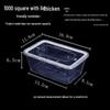 Disposable Transparent Square Plastic Food Container