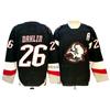 Maglia da Hockey su Ghiaccio da Uomo Squadra NHL Personalizzata Cucita Stile Vintage Misto Cotone Uniforme Abbigliamento Partita di Allenamento