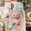 Phone Case: 2D Flat Samsung Galaxy A34 A35 M05 M06 S20 S22 S21 FE Plus 5G Protective Case, Couples Style, Plush Teddy Bear, Christmas and Halloween Gi