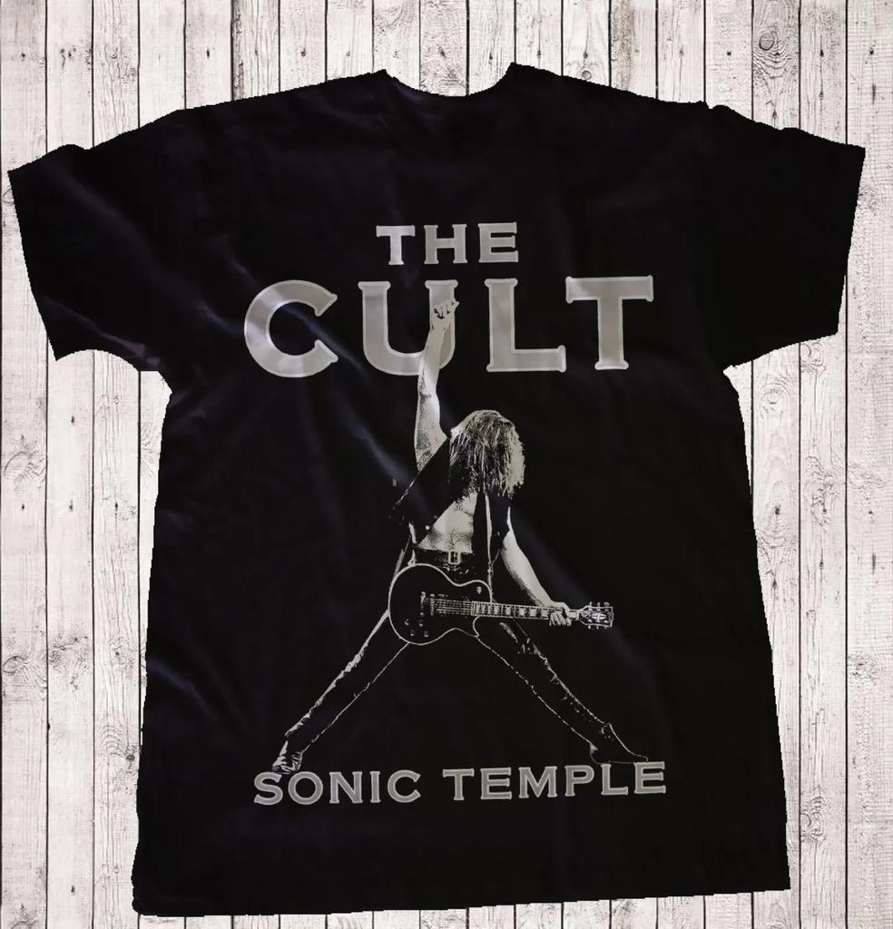 The Cult Soniicc Temple British Rock Band Tshirtsizes S To 5xl Heavyweight Round Neck Casual Tshirts Short Sleeve Summer