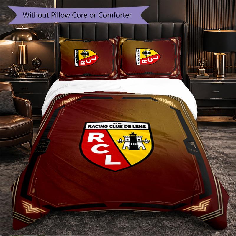 Lens FC Themed Bedding 3Pcs Duvet Cover Set Decorative Bed Linen For Teen Room Home Decoration
