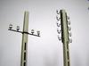 MiniArt 1/35 Scale Concrete Utility Poles (Set of 4) Plastic Model MA35563