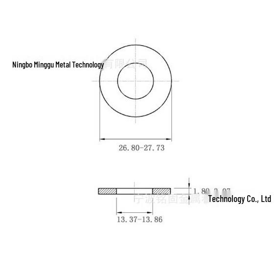 1/2 Inch 316 Stainless Steel Narrow Type Flat Washer, Large SAE/USS Flat Washer