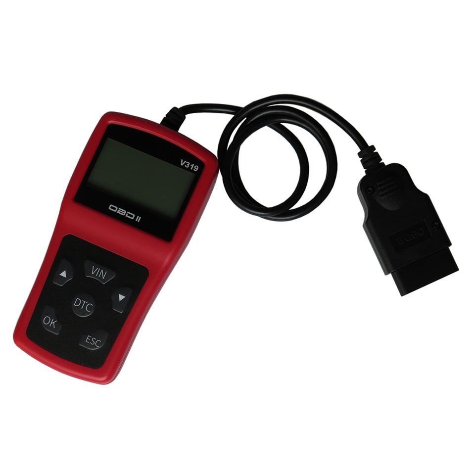 Nejlepší V319 OBD2 skener V319 OBD 2 OBDII autodiagnostické nástroje Nové čtečky automatických kódů motoru Diagnostický skener PK CR3001 ELM327