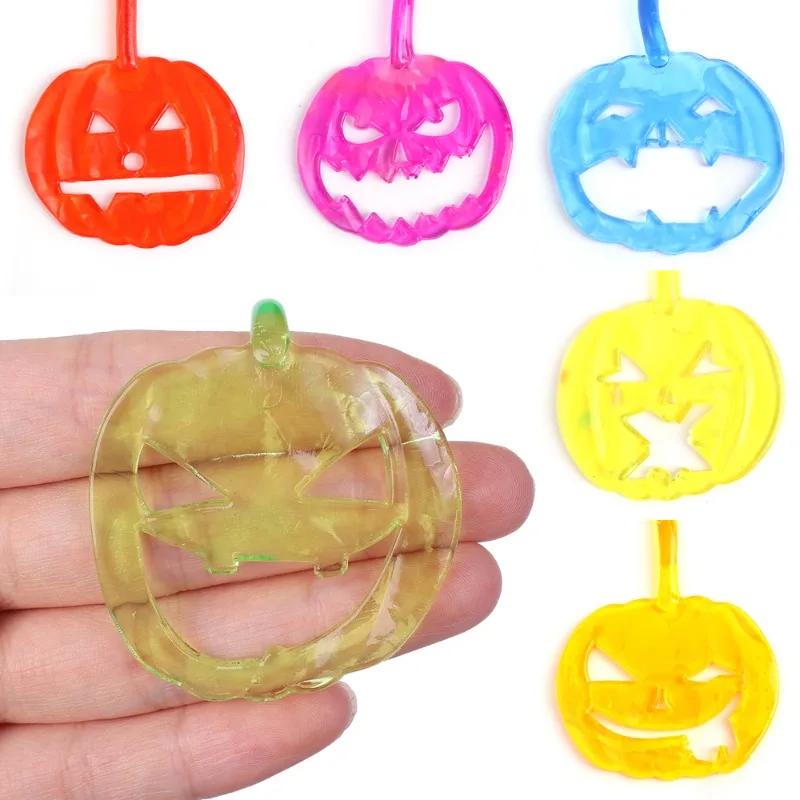 10Pcs Stretchable Climbing Spider Web Elastic Sticky Hand Novelty Toys for Kids Halloween Birthday Party Decorations Gifts