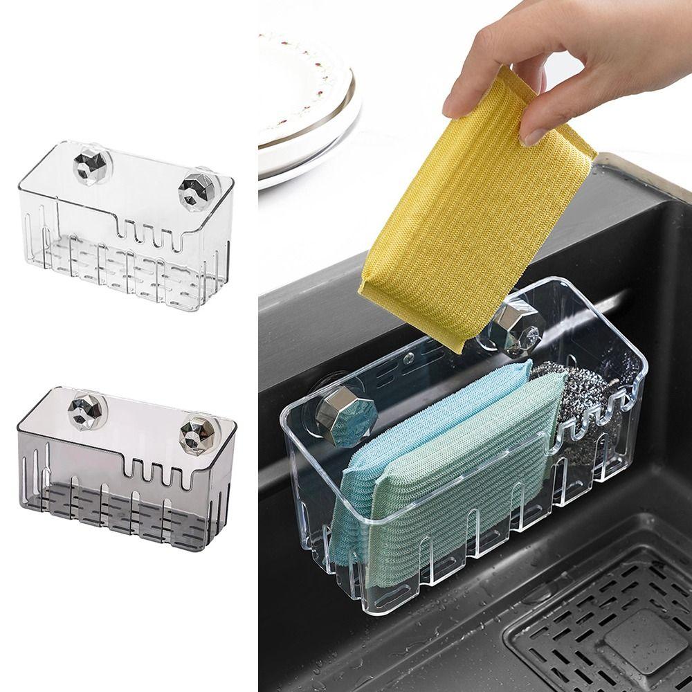 Suction Cup Kitchen Storage Racks Wall Mounted Seasoning Organizer Shower Storage Holder Bathroom