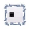 Single Computer Socket RJ45 Category 5e (module), White Simon10