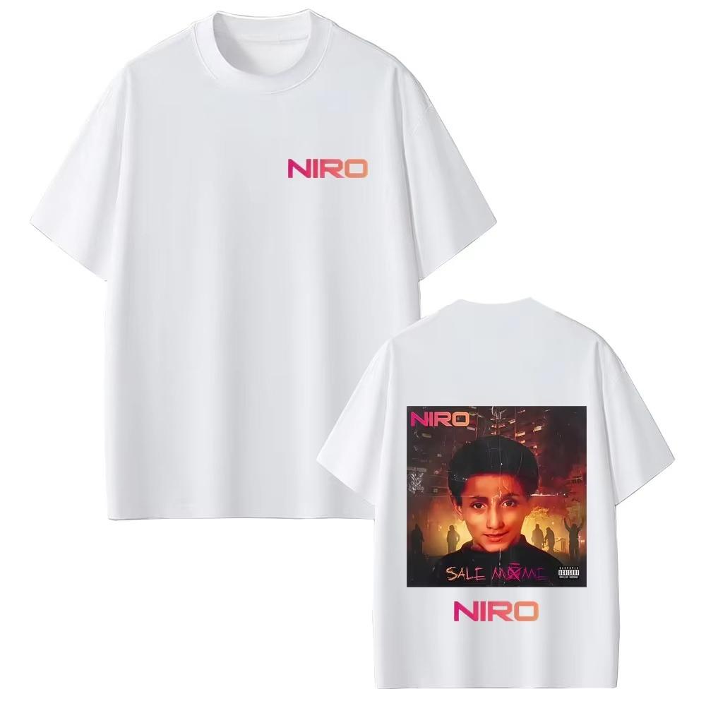 RapRapper Niro Sale Môme Album T Shirts Men Women 2026 Fashion luxury Streetwear Unisex Vintage Casual Pure Cotton Crewneck Top