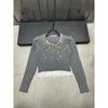 2025 Autumn/Winter Cable Knit Lace Patchwork Cardi - Slimming & Versatile Short Top
