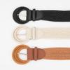 High-end Trendy Small Fragrance Style Woven Wide Belt Women's Dress Waist Belt Bohemian Ethnic Waist Seal