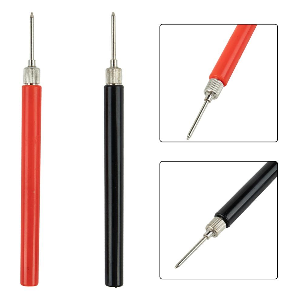Pin Electrical Test Leads Wire Connector Tip Insulated Hook Test Probe Multimeter Spring Test Probe