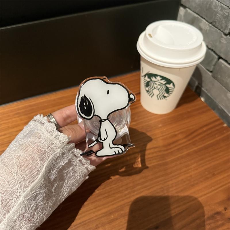 

Cute whitewash Graffiti Snoopy Folding flip Fold Magsafe Wireless Charge Case For Samsung ZFold 3 4 5 6 ZFold7 3D Magnetic Stand ZFold 6