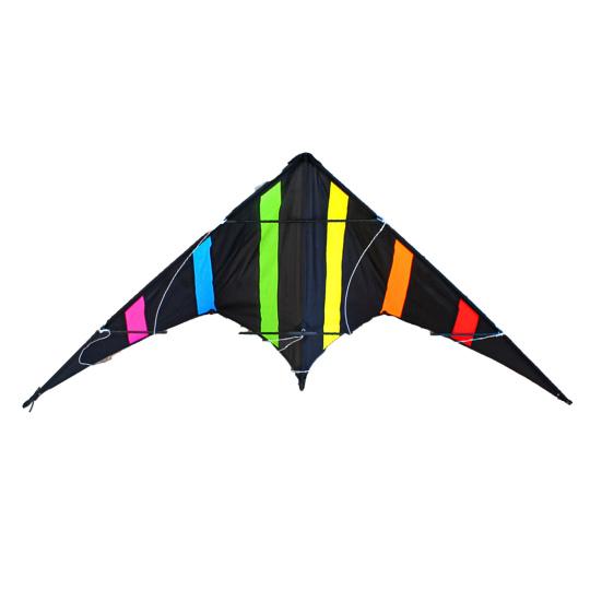 Kite Colorful Large Sound 1.2M Triangle Stunt Kite for Playing