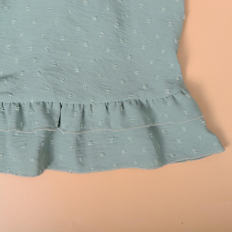 Damen Frühling Sommer Taille V-Ausschnitt Kleid Urlaub Freizeit Kurzarm Schlankheitskleid