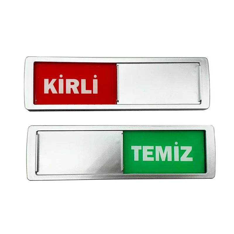Verschiedene Tipps zur Zimmerreinigung Sauberkeitszeichen Hotel-Magnetschild Küche Spülmaschinen-Magnet Sauber Schmutzig Schild Heimzimmer-Dekoration