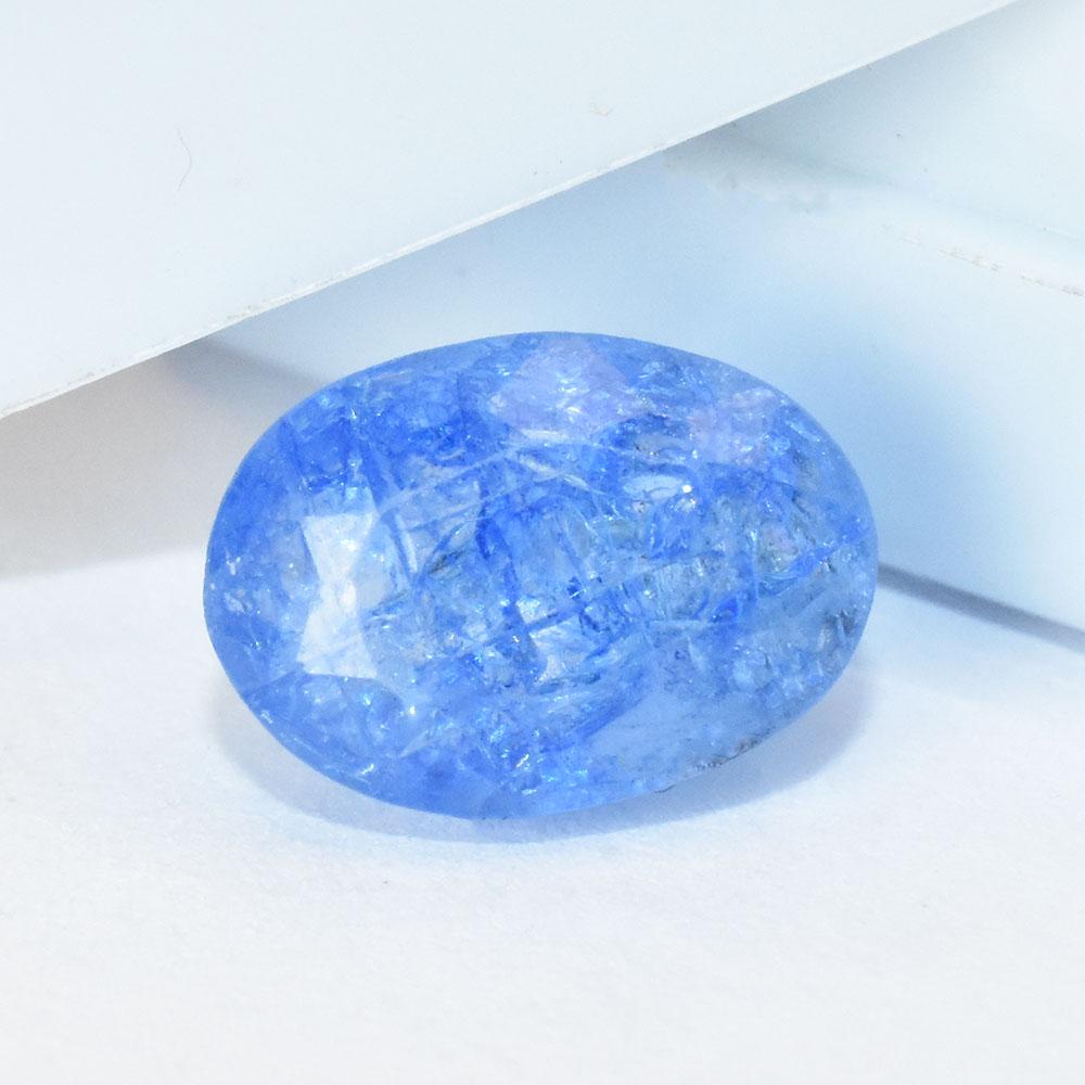 Natural Blue Sapphire Loose Gemstone 2.85 Ct Oval Shape September Birthstone for Gem Collections