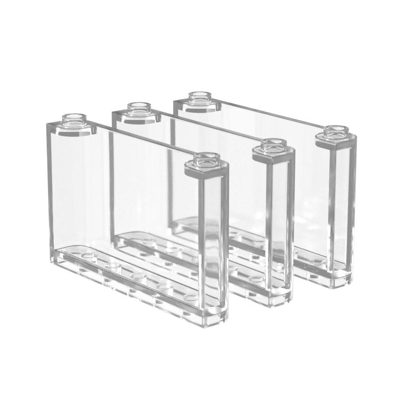 

64453 Windscreen 1x6x3 Building Blocks Toys Kids Souvenir Pretend Play Decoration Boy Girl City MOC Color: clear 5PCS