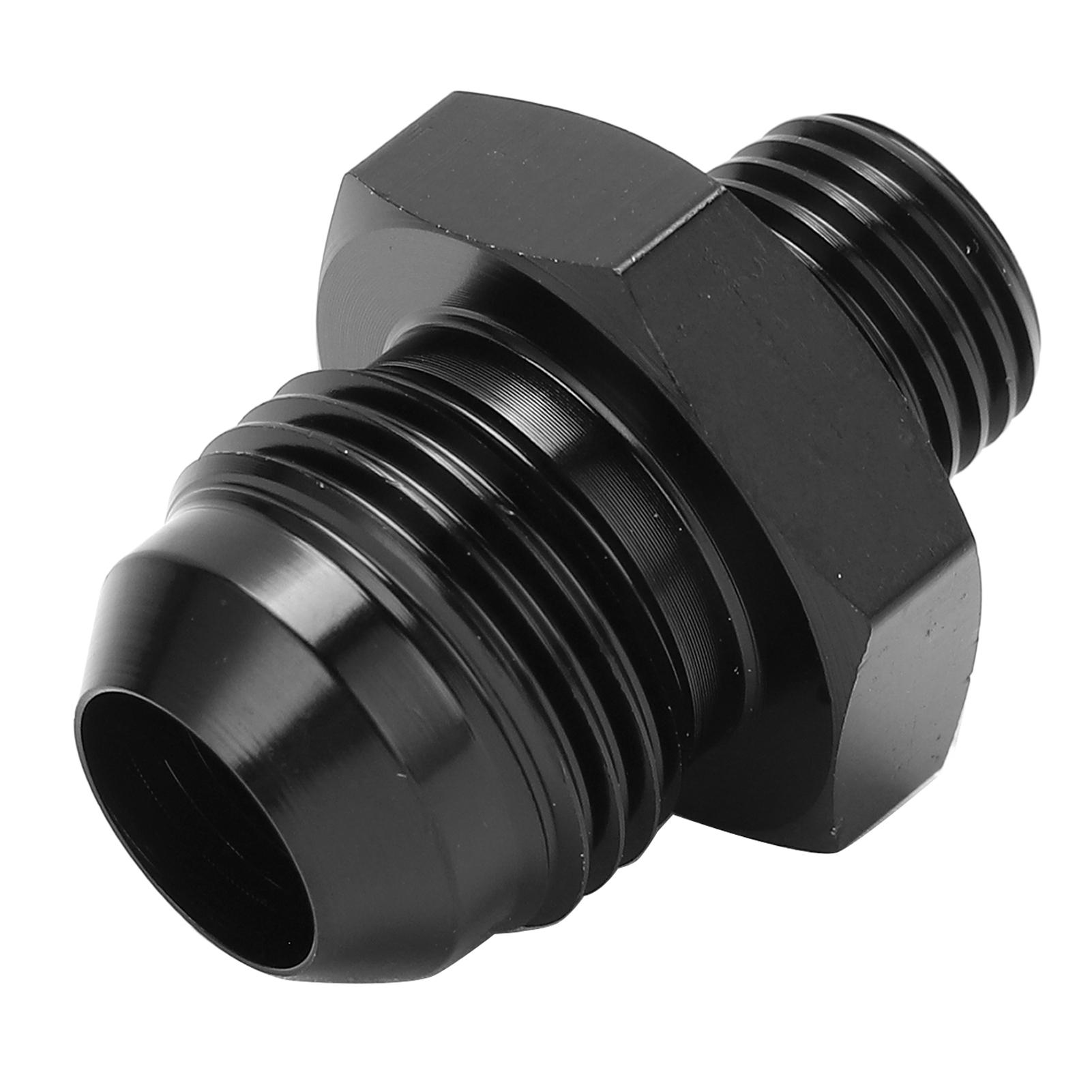 

Fuel Line Straight Adapter 8 AN to 1 4 NPT Fluid Hose Fitting 6061‑T6 Aluminum Black Anodized