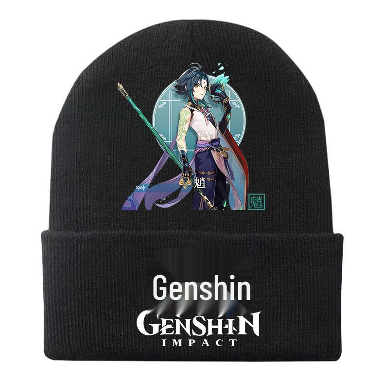 

Genshin Anime Korean Style Warm Embroidered Knit Hat One Size