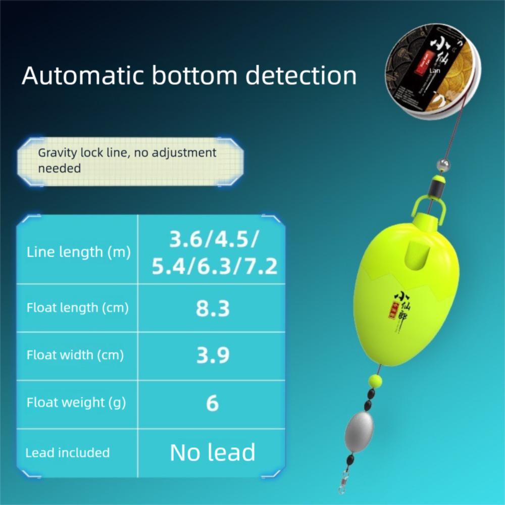 

Touch Line No Adjustment Float Float Line Set Eye-Catching Float Professional Fishing 3.6m