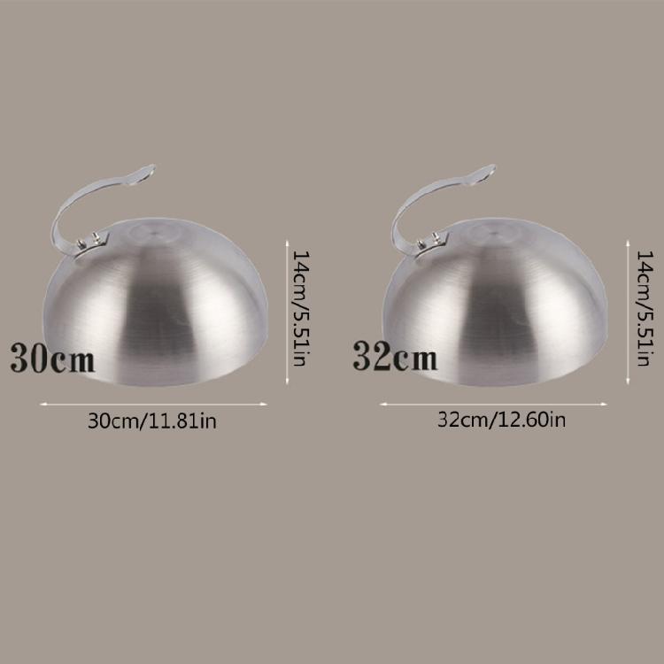 Durable Food Cover Round Basting Cover Multi Purpose Stainless Steel Steak Cover