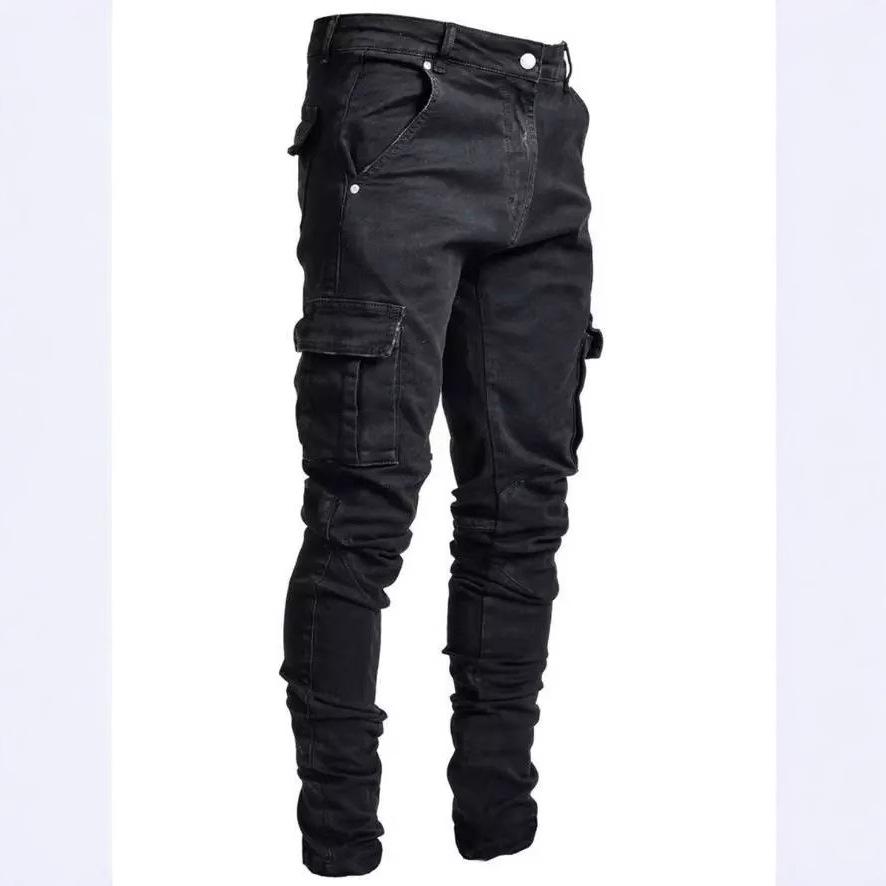 2025 European & American Men's Skinny Side Pocket Jeans