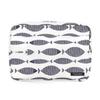 STYLE Decor PC Stylish and Compatible with M Marine Fish Design Includes a Set of 2 Adult Masks Case, Cute, 13.3-inch Laptops, Navy,