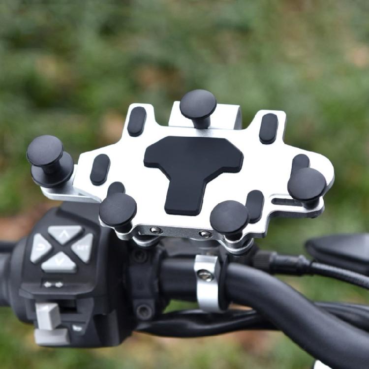 Mountain Bike Phone Mount Stand Aluminum Alloys Bicycles Phone Holder Universal Bike Handlebars Phone Mount Clip