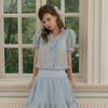 CEST MOIDEW Cest_Ruffle Button Puff Sleeve Blouse
