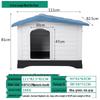 All-Season Waterproof Outdoor Dog House for Small To Large Dogs