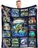 Halloween Throw Blanket Gifts Flannel Blanket for Women Girls Bat Spider Soft Throw Blankets Halloween Spooky Gifts for Home Bed