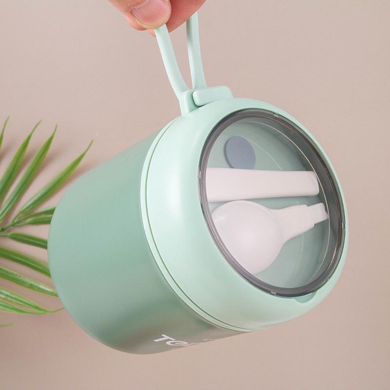 Creative Stainless Steel Insulated Soup and Cereal Cup - Portable Mini Meal Replacement Pot for Office Workers