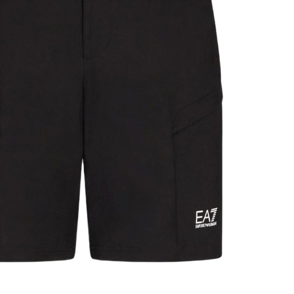 EMPORIO ARMANI EA7 SS25 Casual Shorts Men's Black 7M000073-AF13392-UC001