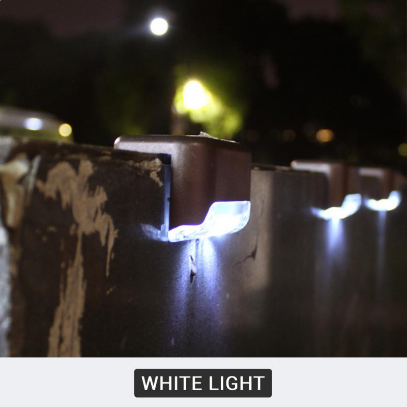 New Solar Decoration For Garden Patio Led Solar Lamp Balcony Fence Lights Solar Stair Lamp Outdoor Night Light Waterproof Lamp