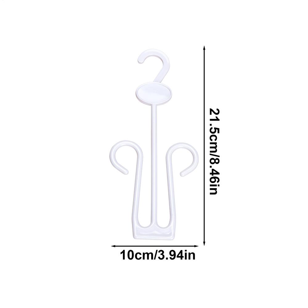 

10pcs Shoe Hanger Thickened Shoe Hanger Hangable Display Storage Hooks Organizers 10 Piece for Cotton Slippers Accessories білий