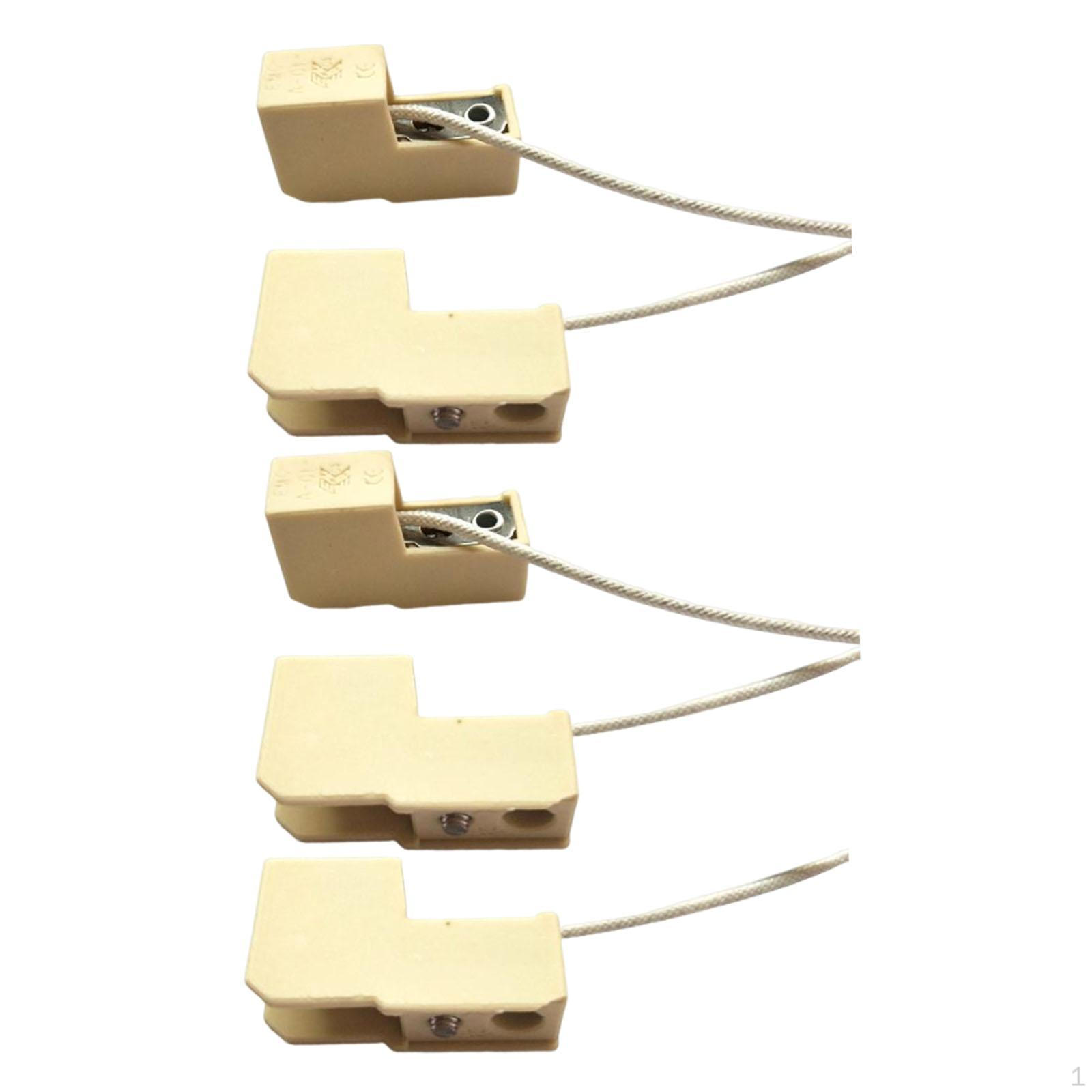 

5x R7S Lamp Base Sockets Durability, Practical, Replace Premium Professional, Easy to Install