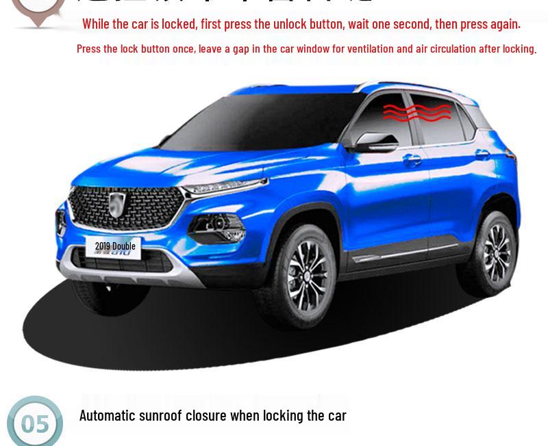 Baojun 510 Automatic One-Touch Window Lifter/Closer for 2017-2021 Models